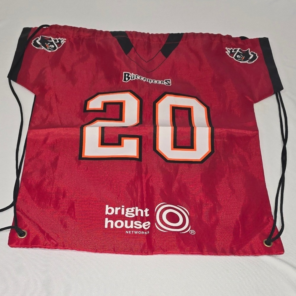 Tampa Bay Buccaneers Ronde Barber 200 Consecutive Starts Drawstring Cinch BagRed